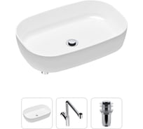 Накладная раковина для ванной Lavinia Boho Bathroom Sink Slim в комплекте 3 в 1 21520099
