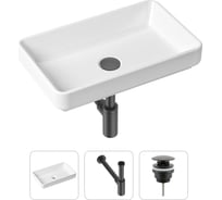 Накладная раковина для ванной Lavinia Boho Bathroom Sink Slim в комплекте 3 в 1 21520116
