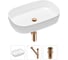 Накладная раковина для ванной Lavinia Boho Bathroom Sink Slim в комплекте 3 в 1 21520065 1