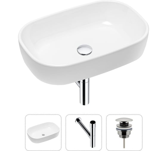 Накладная раковина для ванной Lavinia Boho Bathroom Sink в комплекте 3 в 1 21520026