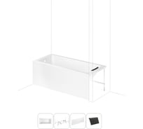 Акриловая ванна, комплект 4 в 1 Lavinia Boho Catani 170х80 S2-371217PL