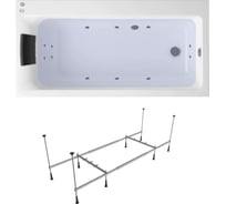 Гидромассажная ванна Lavinia Boho акриловая 160 х 80 Catani в наборе 4 в 1 36326H00