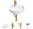 Раковина для ванной Wellsee Chalice Perfectionв наборе 4 в 1 201002499 1