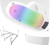 Акриловая ванна, комплект 5 в 1 Lavinia Boho Bell Pro S4-370214PR