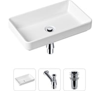 Накладная раковина для ванной Lavinia Boho Bathroom Sink Slim в комплекте 3 в 1 21520111