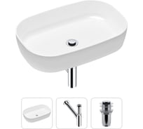 Накладная раковина для ванной Lavinia Boho Bathroom Sink Slim в комплекте 3 в 1 21520089
