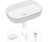 Накладная раковина для ванной Lavinia Boho Bathroom Sink Slim в комплекте 3 в 1 21520077 1