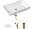 Накладная раковина для ванной Lavinia Boho Bathroom Sink Slim в комплекте 3 в 1 21520117 1