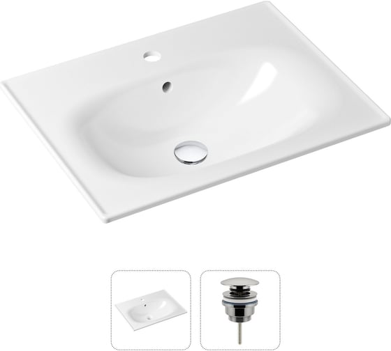 Врезная раковина для ванной Lavinia Boho Bathroom Sink в комплекте 2 в 1 21520869