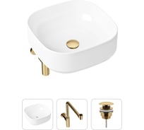 Накладная раковина для ванной Lavinia Boho Bathroom Sink Slim в комплекте 3 в 1 21520266