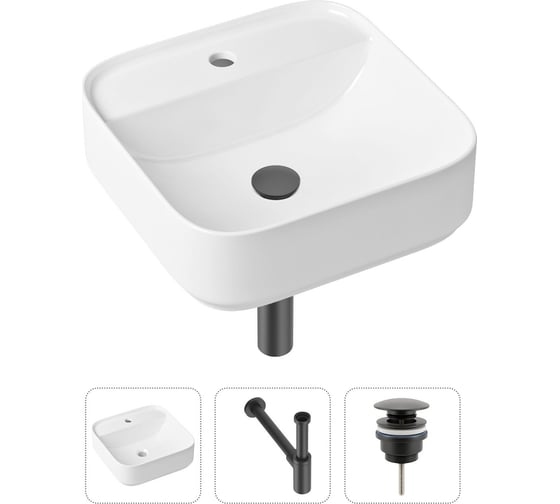 Накладная раковина для ванной Lavinia Boho Bathroom Sink Slim в комплекте 3 в 1 21520278 1