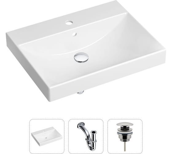 Врезная раковина для ванной Lavinia Boho Bathroom Sink в комплекте 3 в 1 21520543 1