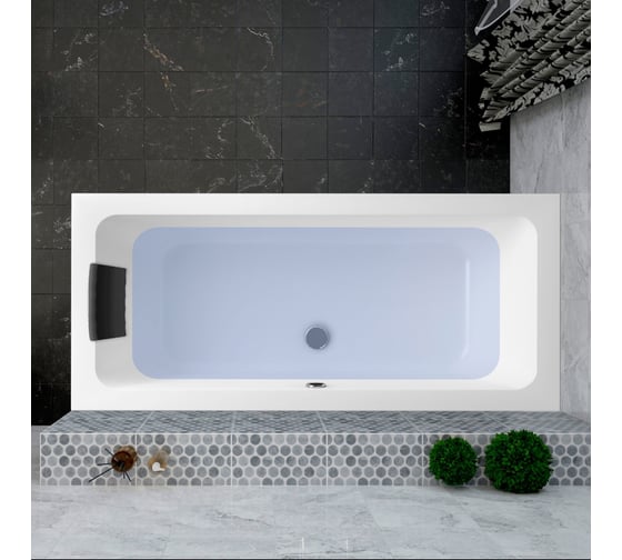 Акриловая ванна, в наборе 5 в 1 Lavinia Boho Pure 170х75 S4-3710075P