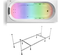 Гидромассажная ванна Lavinia Boho акриловая 160 х 75 с хромотерапией Bristol в наборе 5 в 1 36035H0C