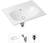 Врезная раковина для ванной Lavinia Boho Bathroom Sink в комплекте 3 в 1 21520434