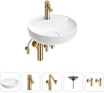 Раковина для ванной Wellsee Chalice Perfectionв наборе 5 в 1 201004348