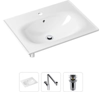 Врезная раковина для ванной Lavinia Boho Bathroom Sink в комплекте 3 в 1 21520477