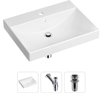 Врезная раковина для ванной Lavinia Boho Bathroom Sink в комплекте 3 в 1 21520544