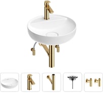 Раковина для ванной Wellsee Chalice Perfection в наборе 5 в 1 201004323