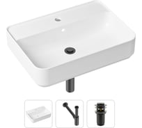 Накладная раковина для ванной Lavinia Boho Bathroom Sink Slim в комплекте 3 в 1 21520331