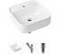 Накладная раковина для ванной Lavinia Boho Bathroom Sink Slim в комплекте 3 в 1 21520273 1