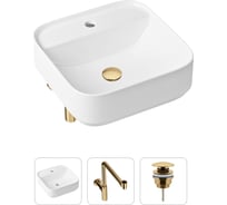 Накладная раковина для ванной Lavinia Boho Bathroom Sink Slim в комплекте 3 в 1 21520320