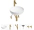 Раковина для ванной Wellsee Chalice Perfection в наборе 5 в 1 201004253 1