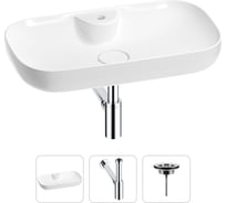 Раковина для ванной Wellsee Croquis 2.0 в наборе 3 в 1 201001076