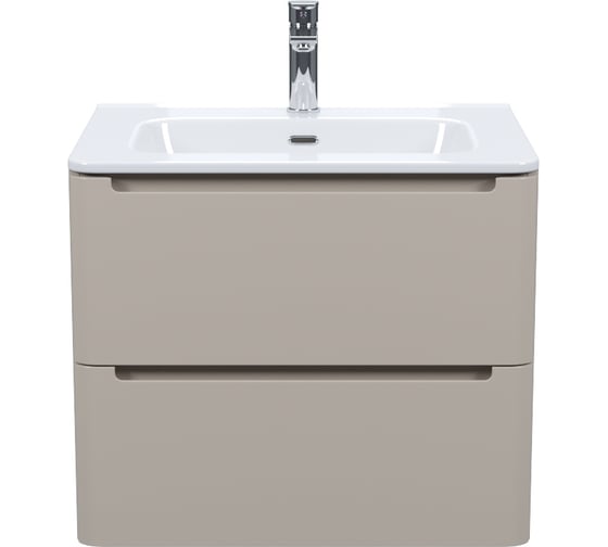 Тумба с умывальником IDDIS подвесная, 60 см, капучино, Edifice, 0106000i28 EDI60C0i95K