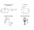 Раковина для ванной Wellsee Croquis 2.0 в наборе 4 в 1 201002167 10