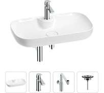 Раковина для ванной Wellsee Croquis 2.0 в наборе 4 в 1 201002166