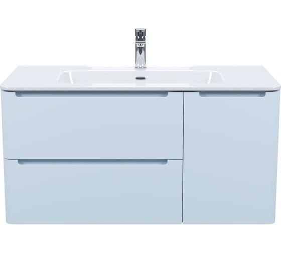Тумба с умывальником, подвесная IDDIS Edifice 100 см, голубой 0101000i28 EDI10B0i95K