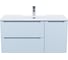 Тумба с умывальником, подвесная IDDIS Edifice 100 см, голубой 0101000i28 EDI10B0i95K 2