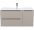 Тумба с умывальником, подвесная IDDIS Edifice 100 см, капучино 0101000i28 EDI10C0i95K 2