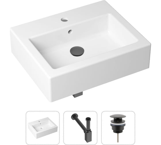 Накладная раковина для ванной Lavinia Boho Bathroom Sink в комплекте 3 в 1 21520667 1
