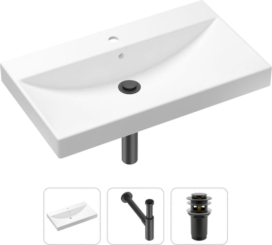 Врезная раковина для ванной Lavinia Boho Bathroom Sink в комплекте 3 в 1 21520632 1