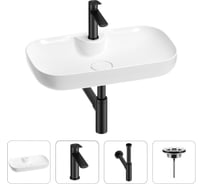 Раковина для ванной Wellsee Croquis 2.0 в наборе 4 в 1 201002107