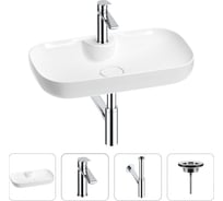 Раковина для ванной Wellsee Croquis 2.0 в наборе 4 в 1 201002106