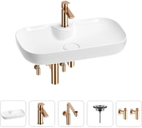 Раковина для ванной Wellsee Croquis 2.0 в наборе 5 в 1 201004144