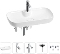 Раковина для ванной Wellsee Croquis 2.0 в наборе 5 в 1 201004141