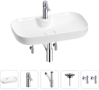 Раковина для ванной Wellsee Croquis 2.0 в наборе 5 в 1 201004106