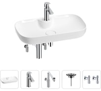Раковина для ванной Wellsee Croquis 2.0 в наборе 5 в 1 201004091