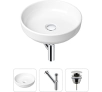 Накладная раковина для ванной Lavinia Boho Bathroom Sink Slim в комплекте 3 в 1 21520198