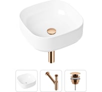 Накладная раковина для ванной Lavinia Boho Bathroom Sink Slim в комплекте 3 в 1 21520258