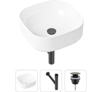 Накладная раковина для ванной Lavinia Boho Bathroom Sink Slim в комплекте 3 в 1 21520244