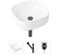 Накладная раковина для ванной Lavinia Boho Bathroom Sink Slim в комплекте 3 в 1 21520254