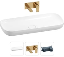 Раковина для ванной Wellsee Croquis в наборе 2 в 1 201000603