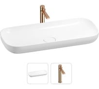 Раковина для ванной Wellsee Croquisв наборе 2 в 1 201000599