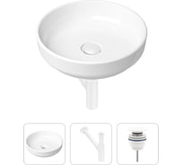 Накладная раковина для ванной Lavinia Boho Bathroom Sink Slim в комплекте 3 в 1 21520206
