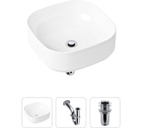 Накладная раковина для ванной Lavinia Boho Bathroom Sink Slim в комплекте 3 в 1 21520217